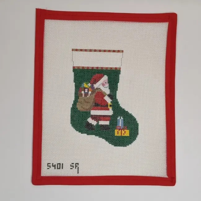 Santa Carrying His Sack Mini Stocking