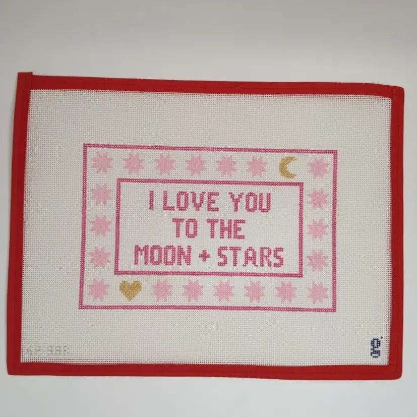 I Love You to Moon/Stars (Pink)
