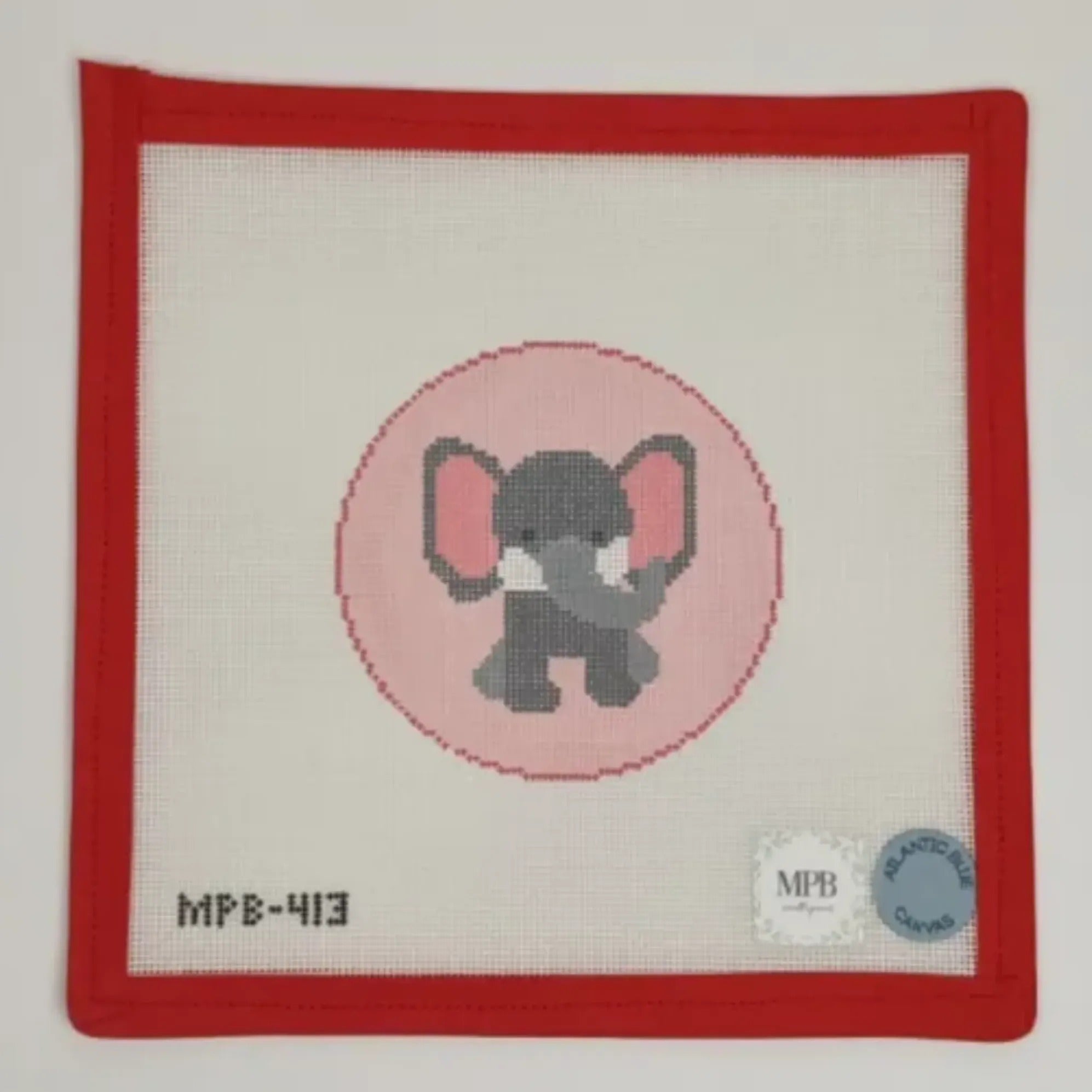 Baby Elephant on Pink