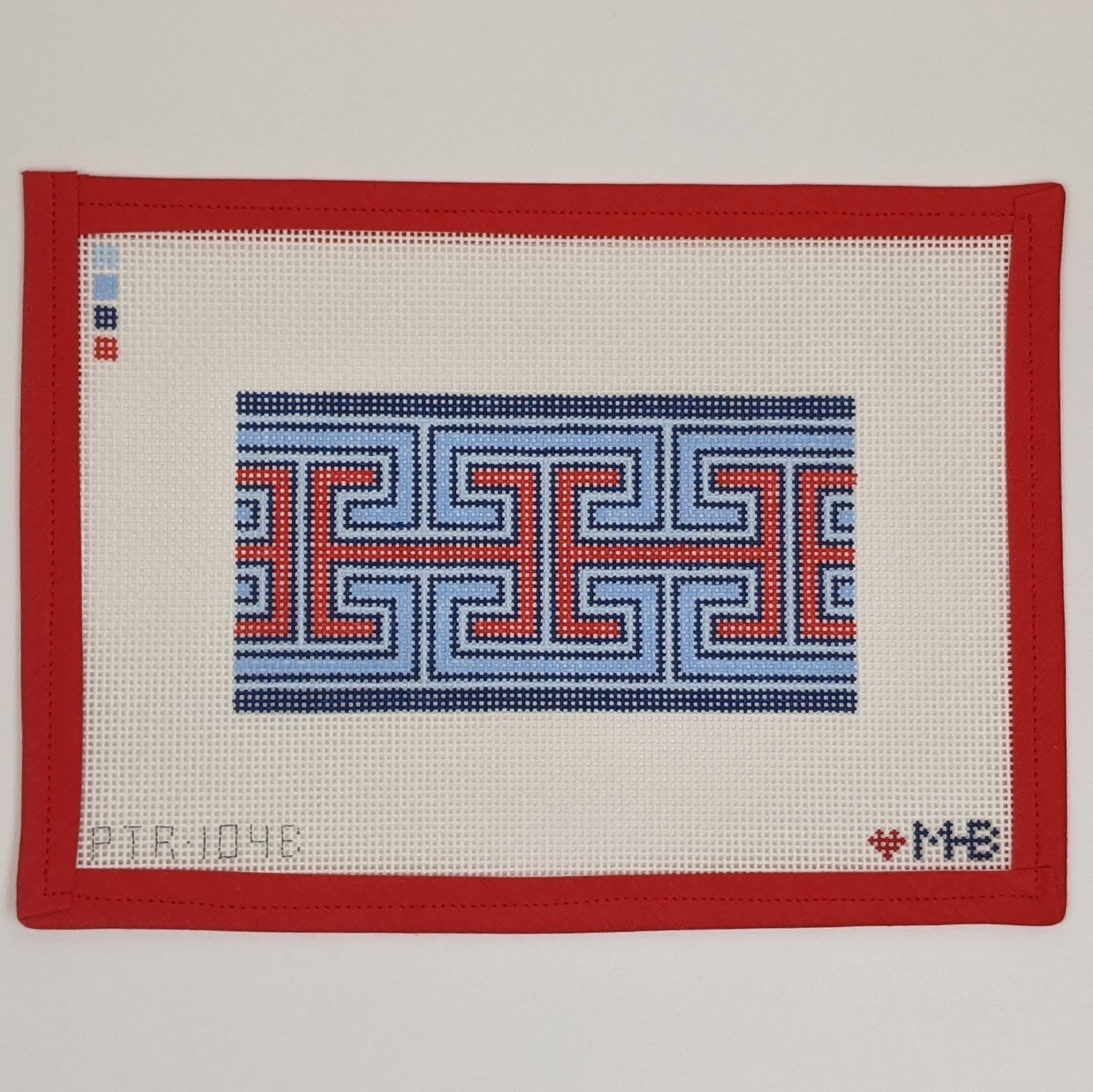 Greek Keys (blue red)