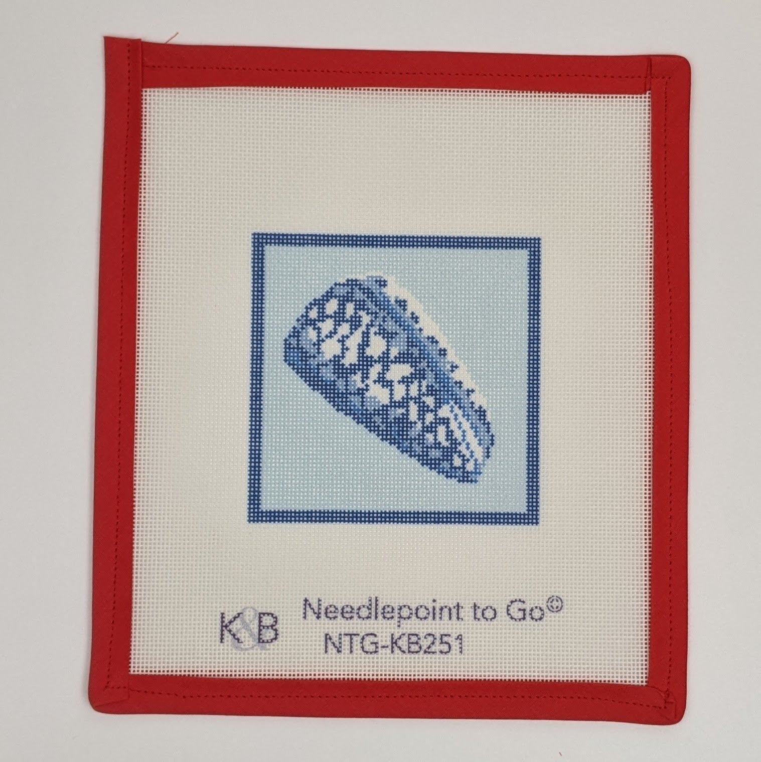 Noble Cone Shell Coaster Blue