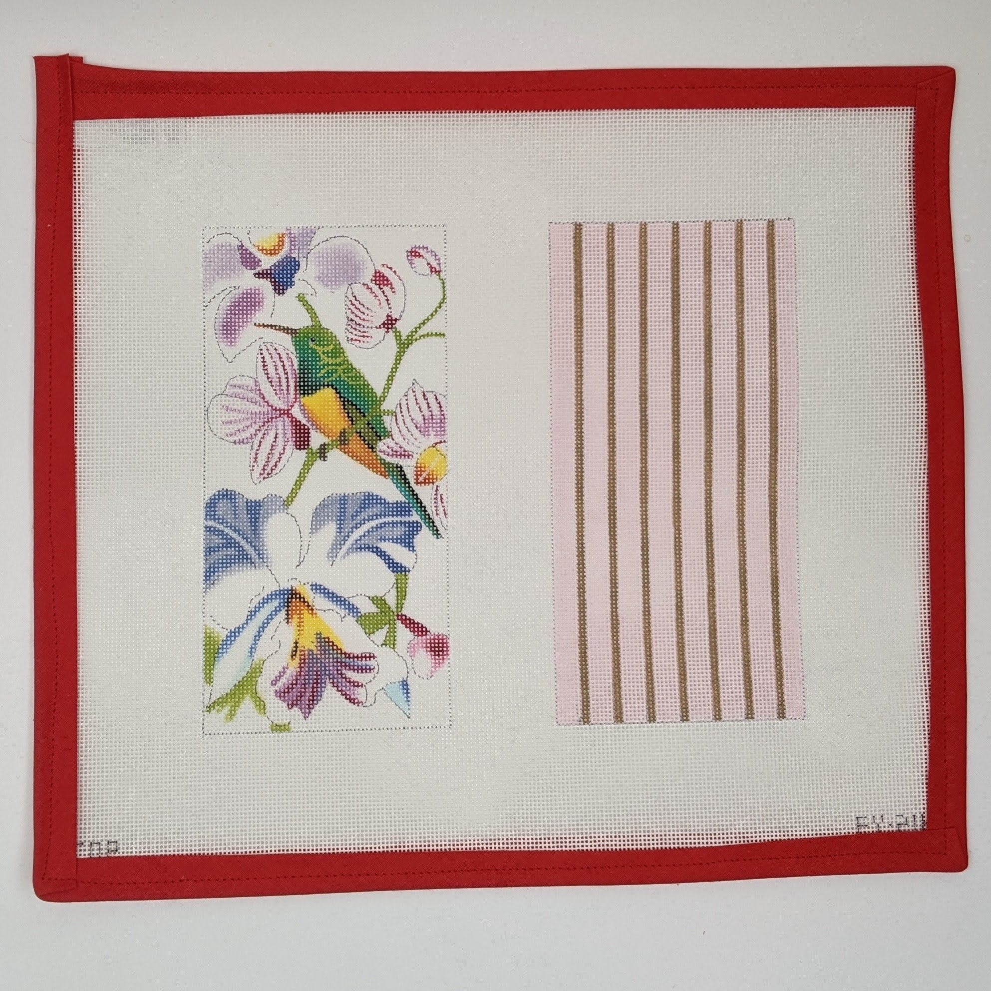 Bird with White Flower Eyeglass Case