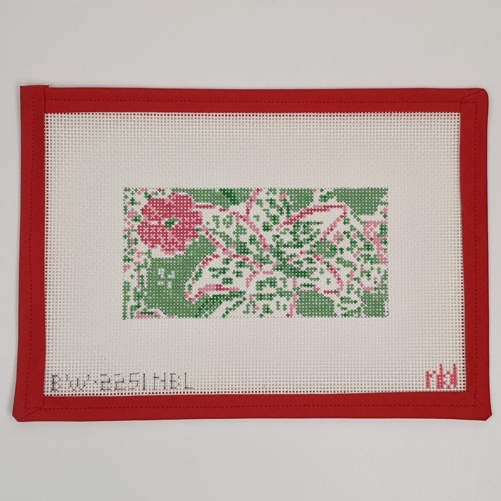 Tropical Flowers on Green EGC