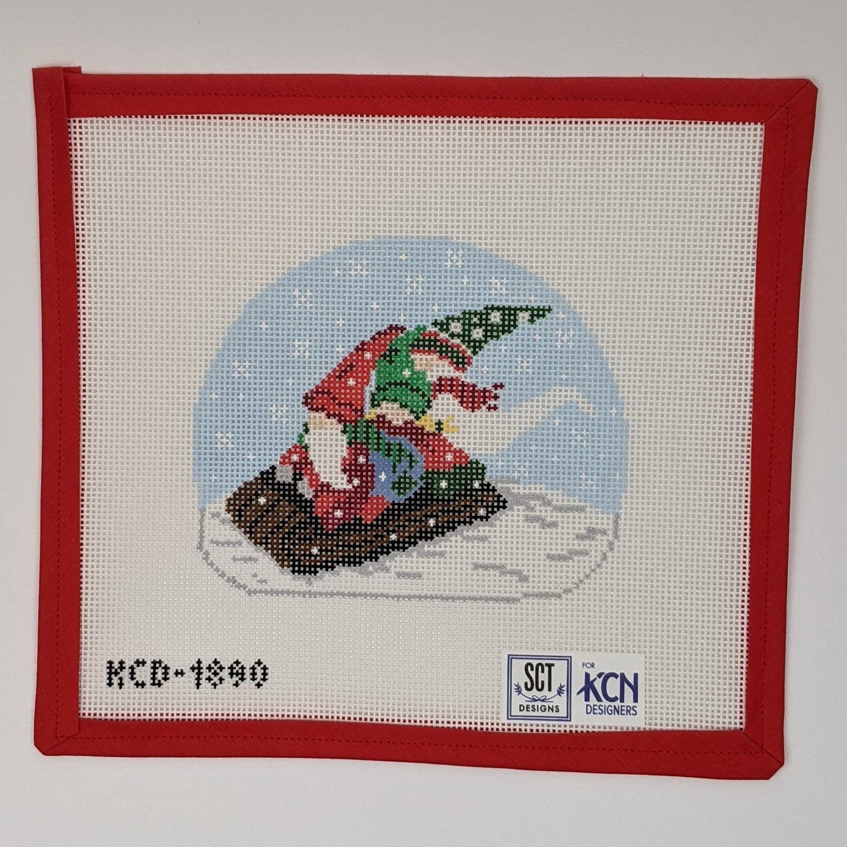 Clark, Sally & Ned Gnomes on Sled