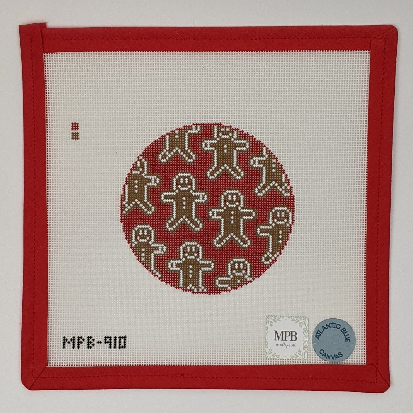 Gingerbread Friends on Red