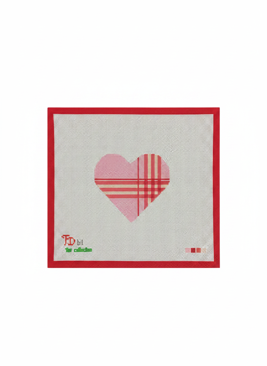Brit Plaid Heart