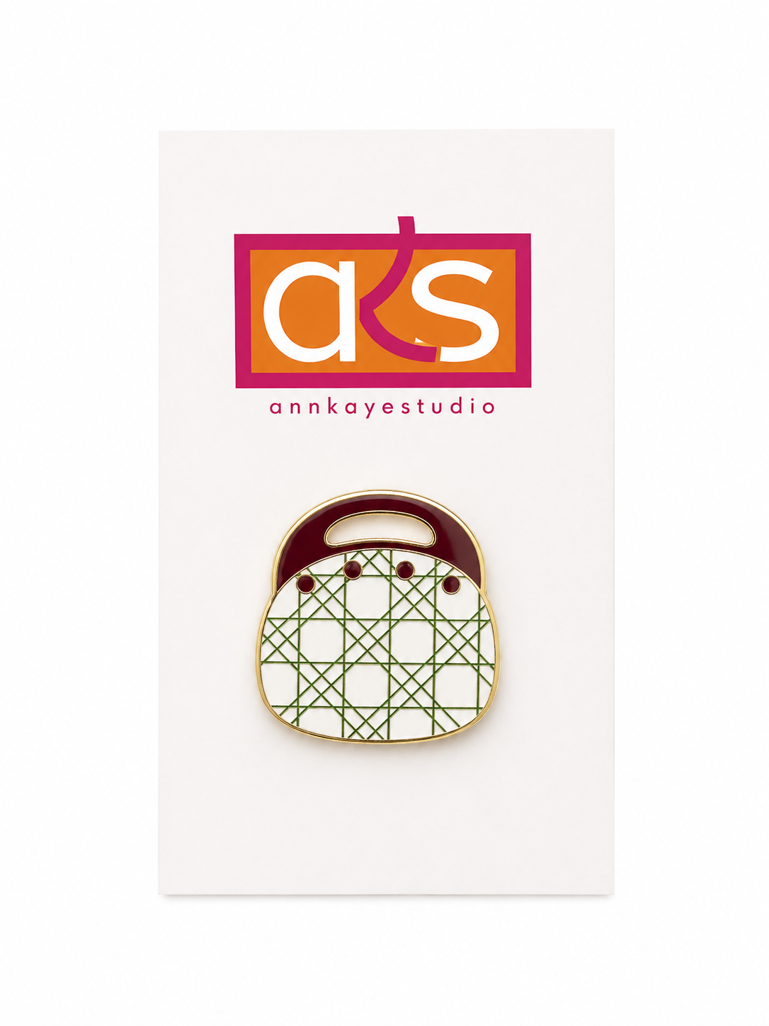 Lattice Bag Needle Minder Magnet