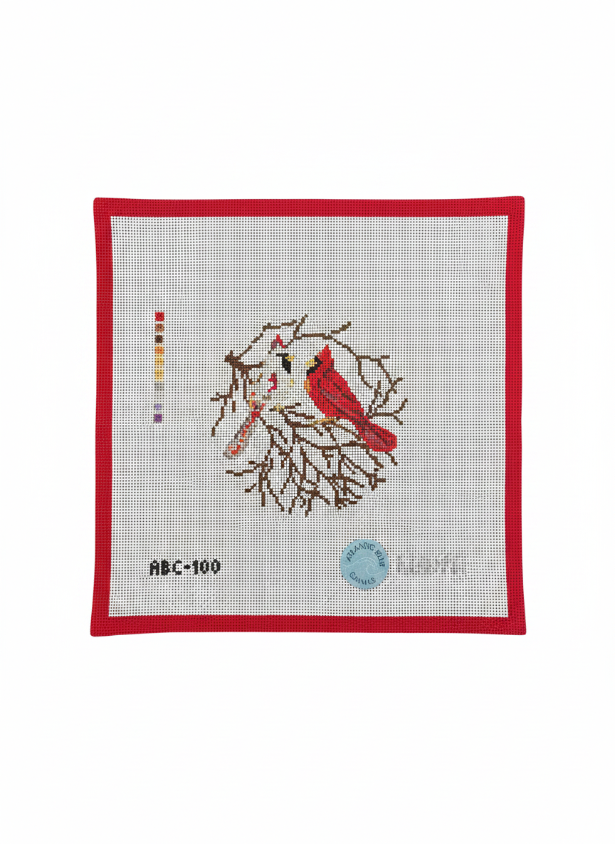 Snowy Cardinals
