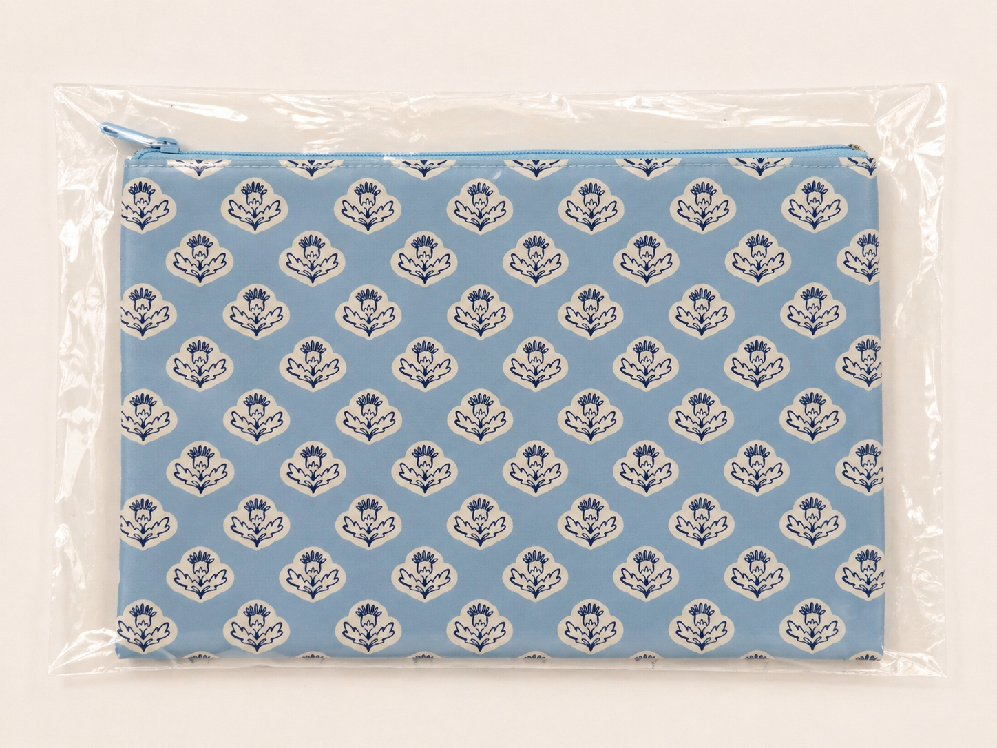 Blue Thistle Project Bag