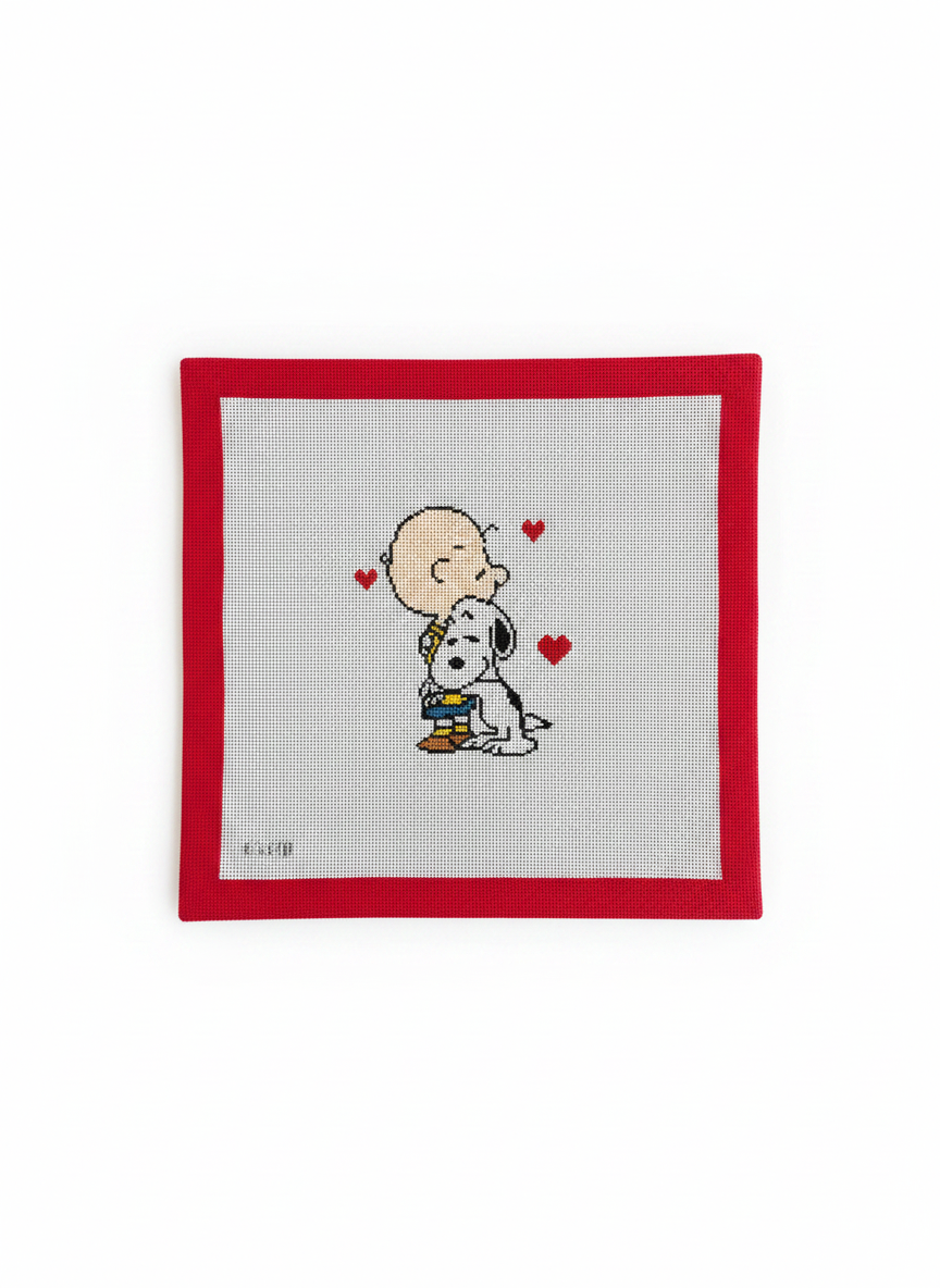 Snoopy Hugging Charlie Brown