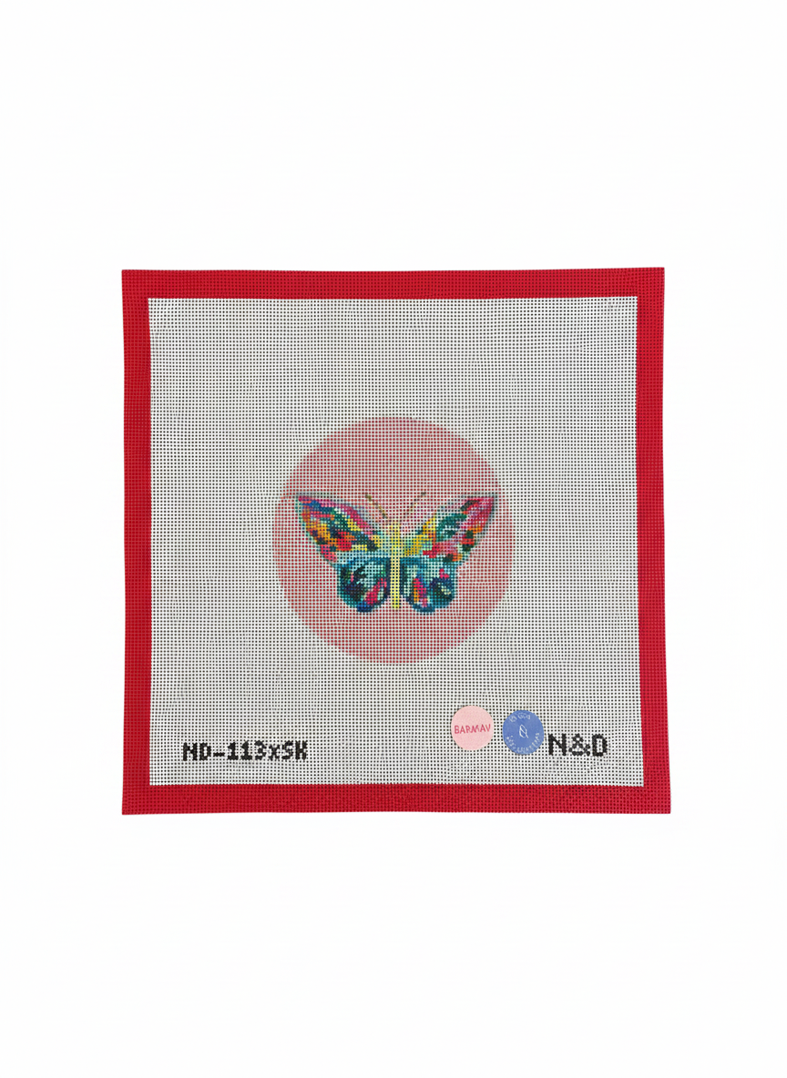 Butterfly on Pink