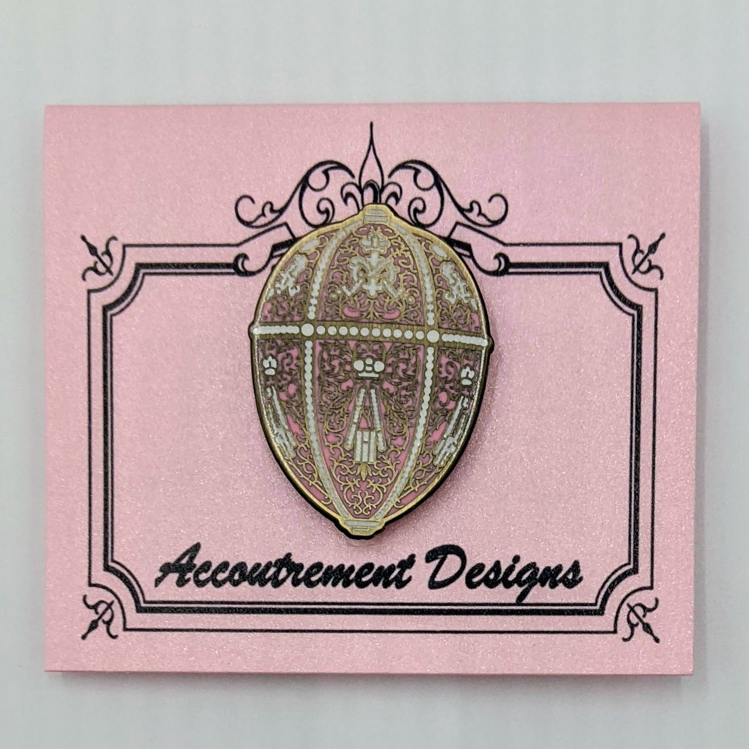 Faberge Egg Needle Minder Magnet (Pink)