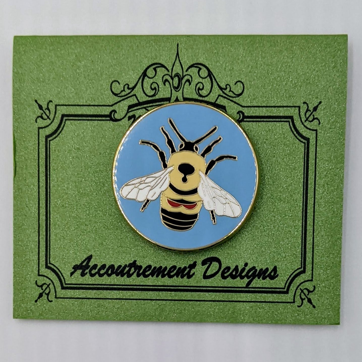 Rusty Patch Bee Needle Minder Magnet (Blue)