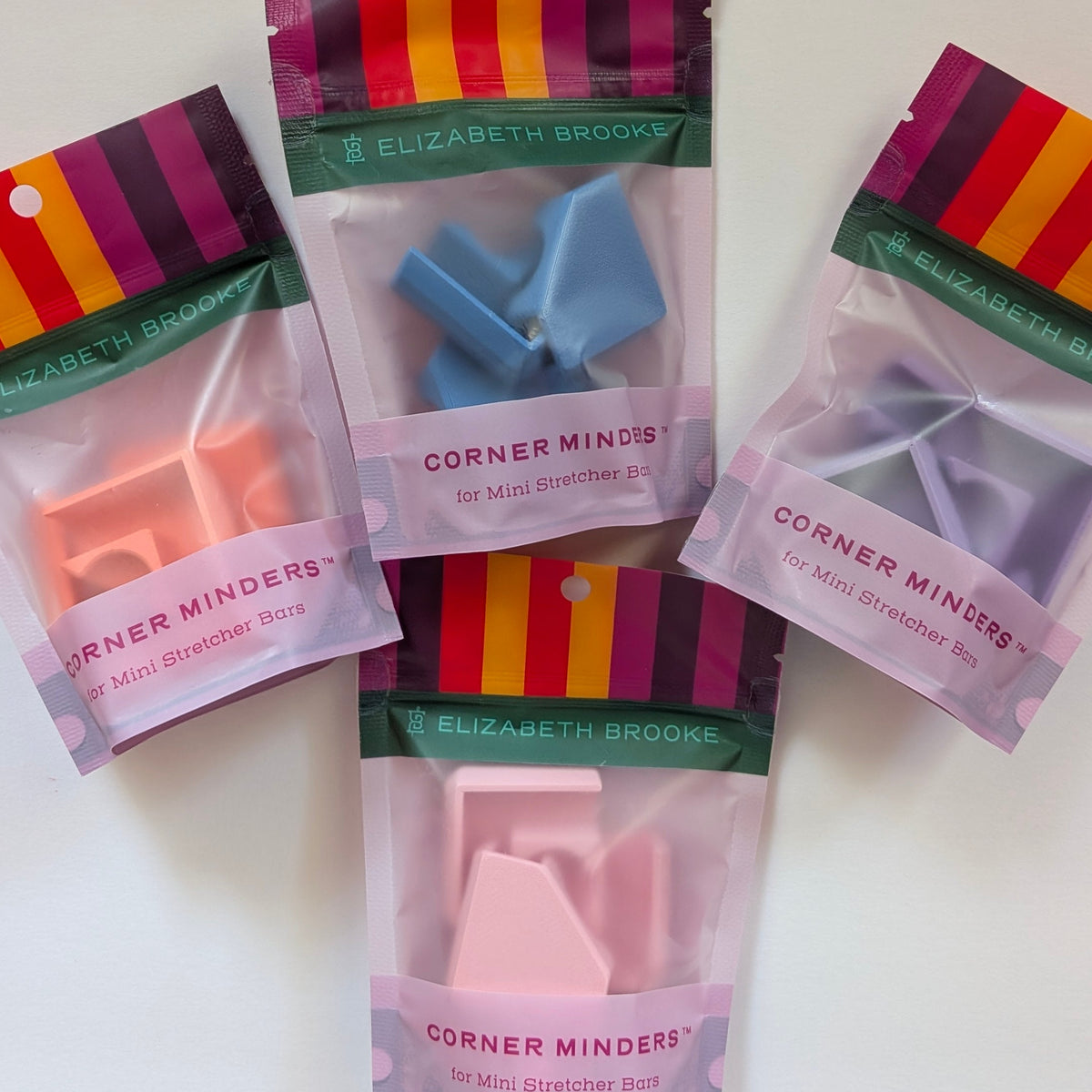 Corner Minders for Mini Stretcher Bars COLORS VARY