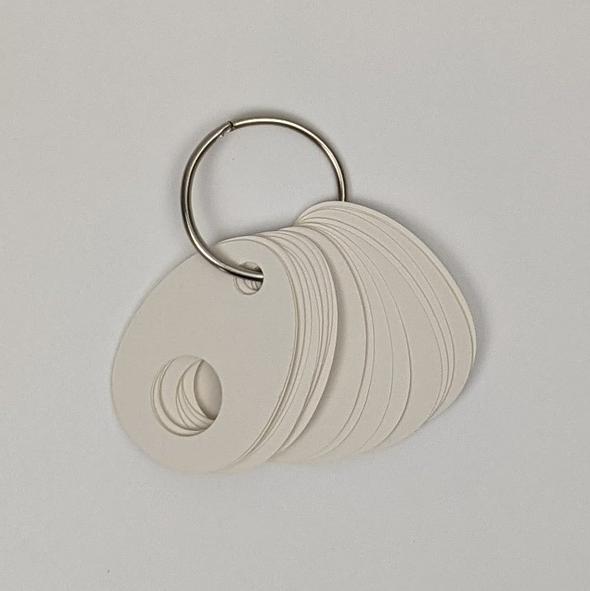 Teardrop Thread Organizer with Ring (set of 20 drops)