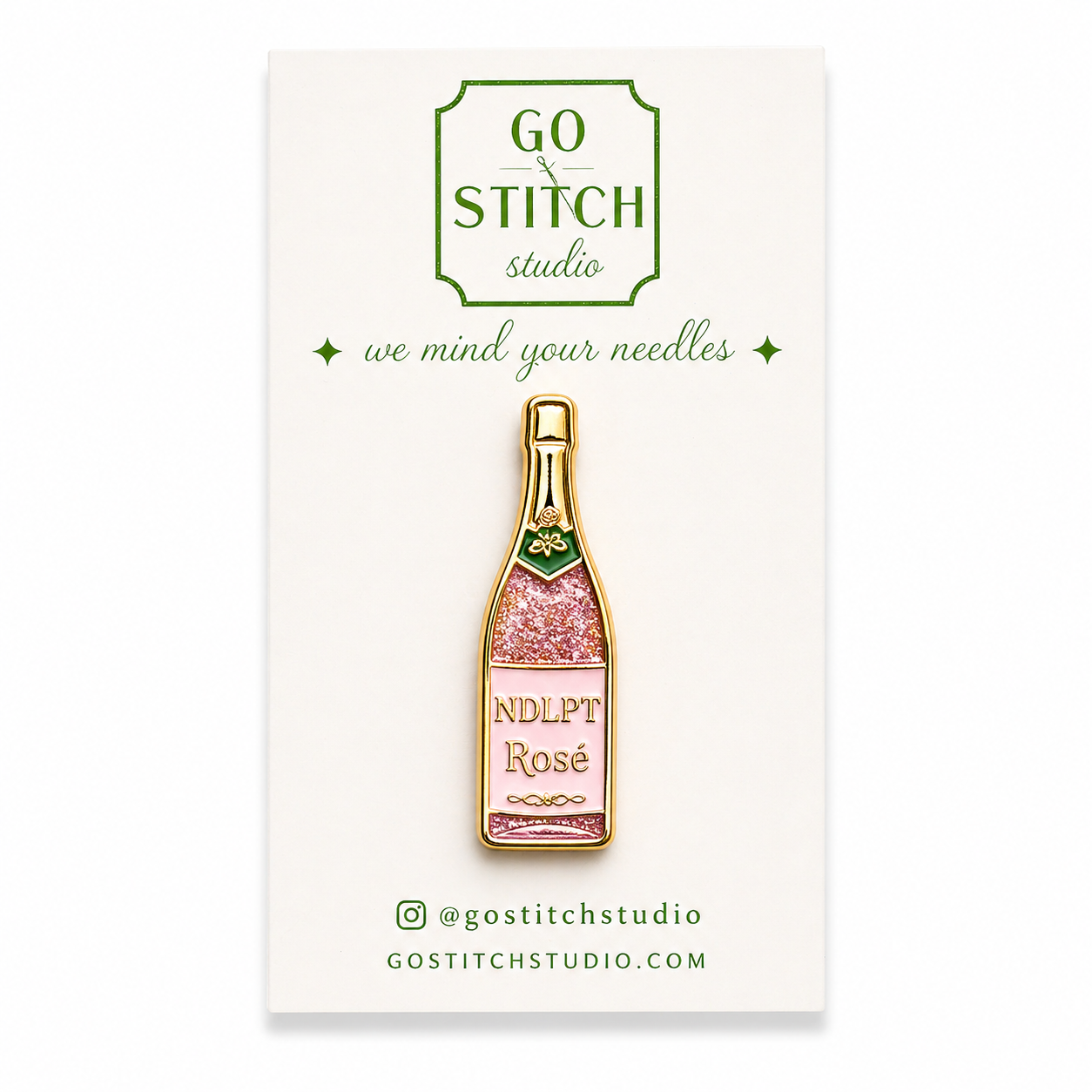Petite NDLPT Rose Needle Minder Magnet