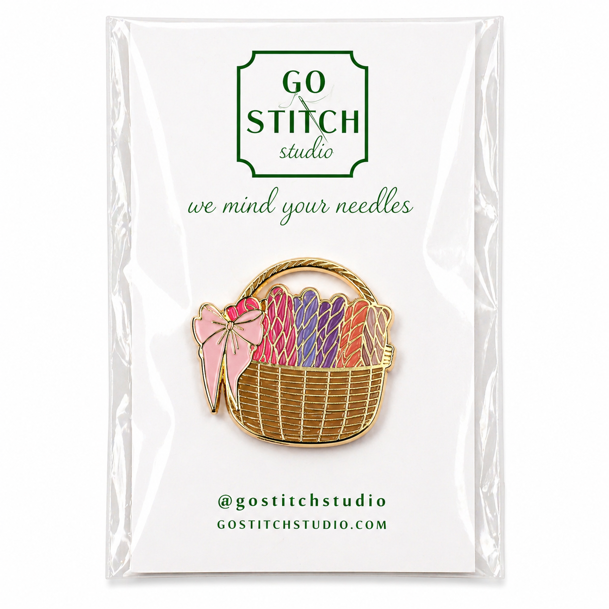 Needlepoint Basket Needle Minder Magnet