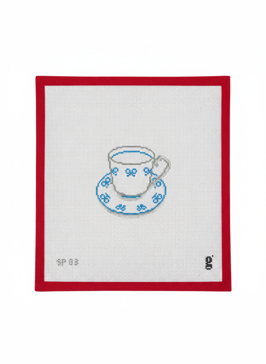 Blue Bow Teacup