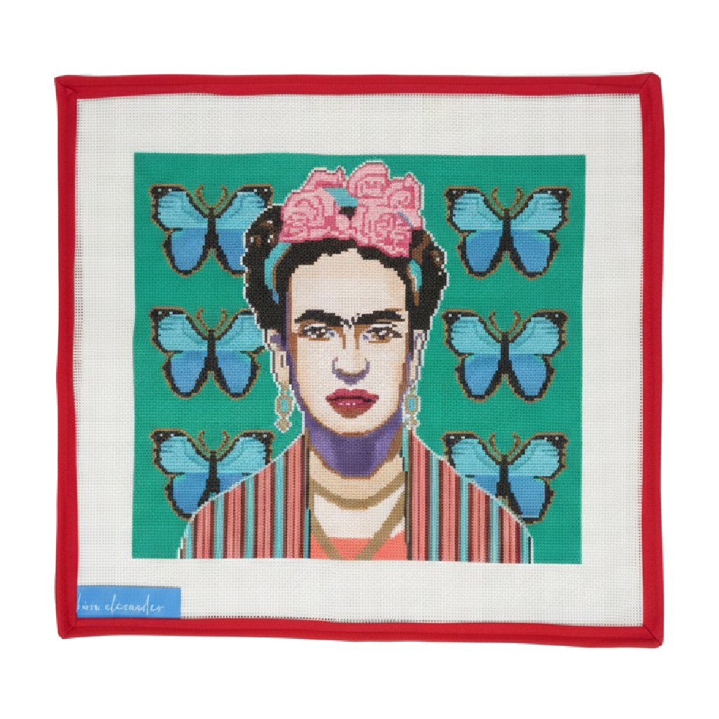 Frida Kahlo with Butterflies
