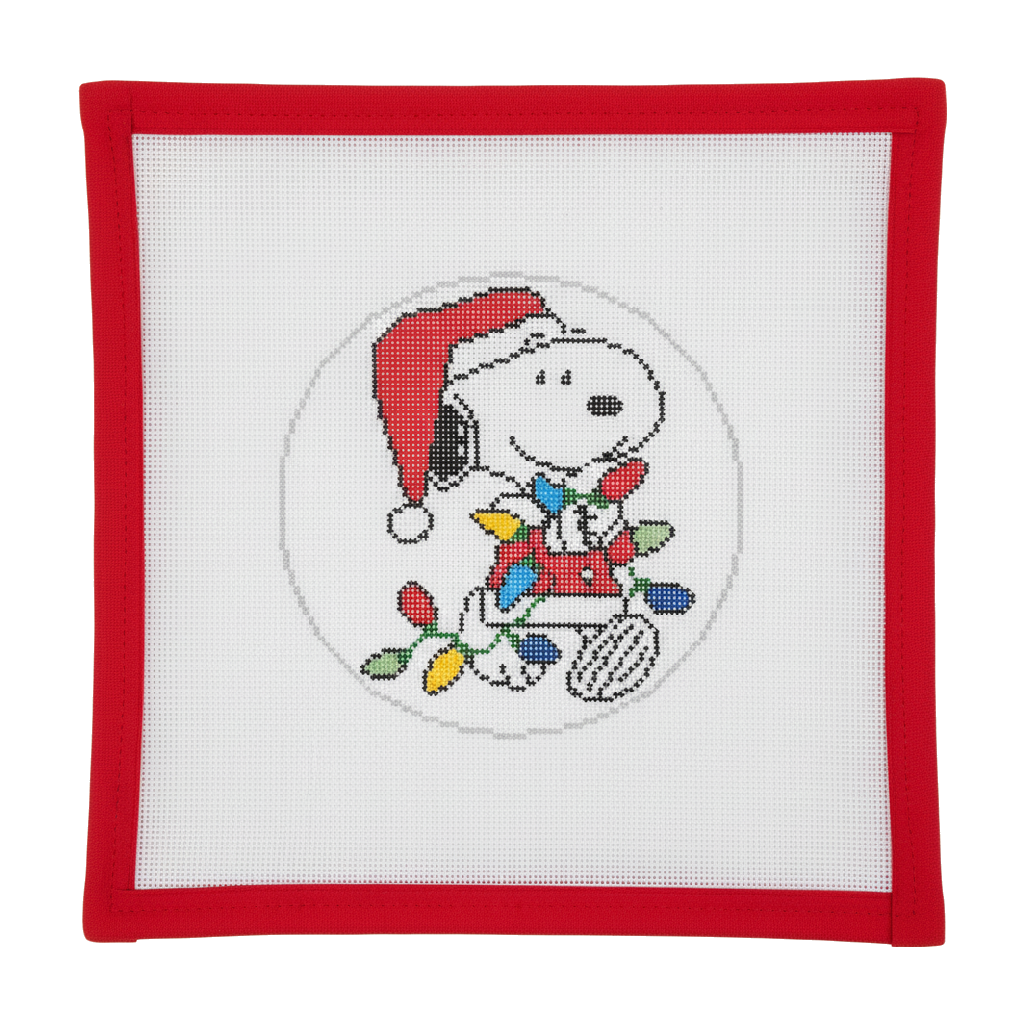 Peanuts: Snoopy in Santa Suit Tangled Lights