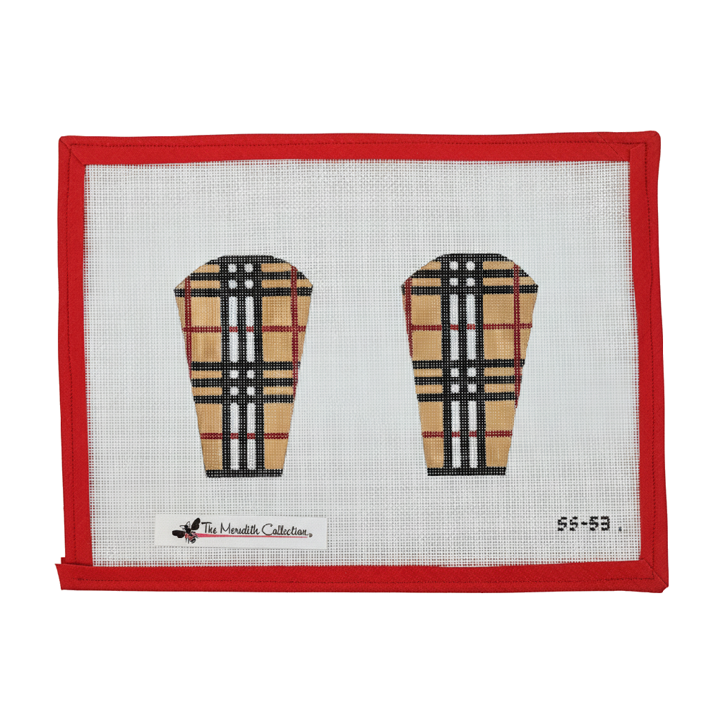 Preppy Plaid Scissor Cas