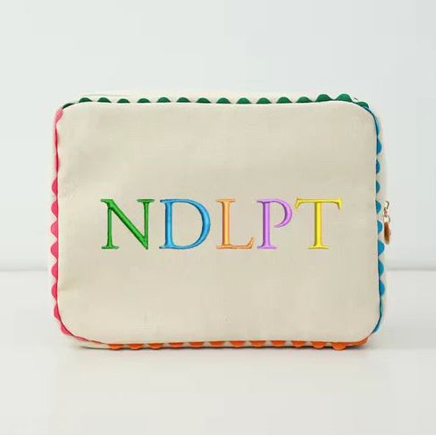 NDLPT Ric Rac Project Bag (Cream)