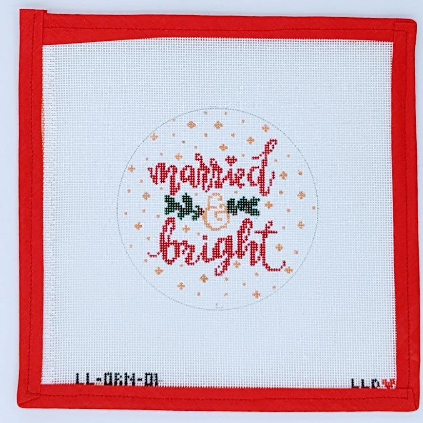 Married &amp; Bright Ornament
