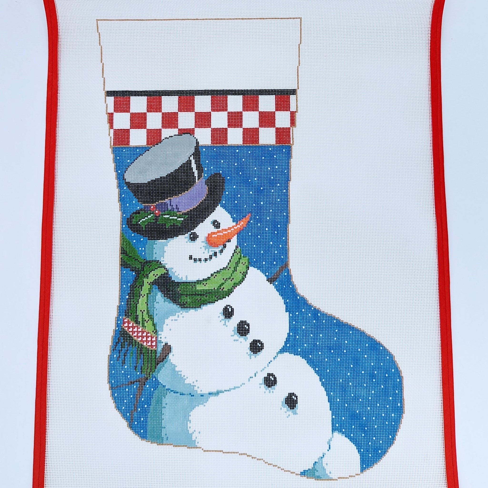 Smile Snowman Stocking