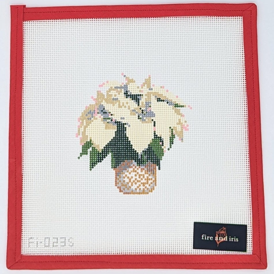 White Poinsettia (Small)