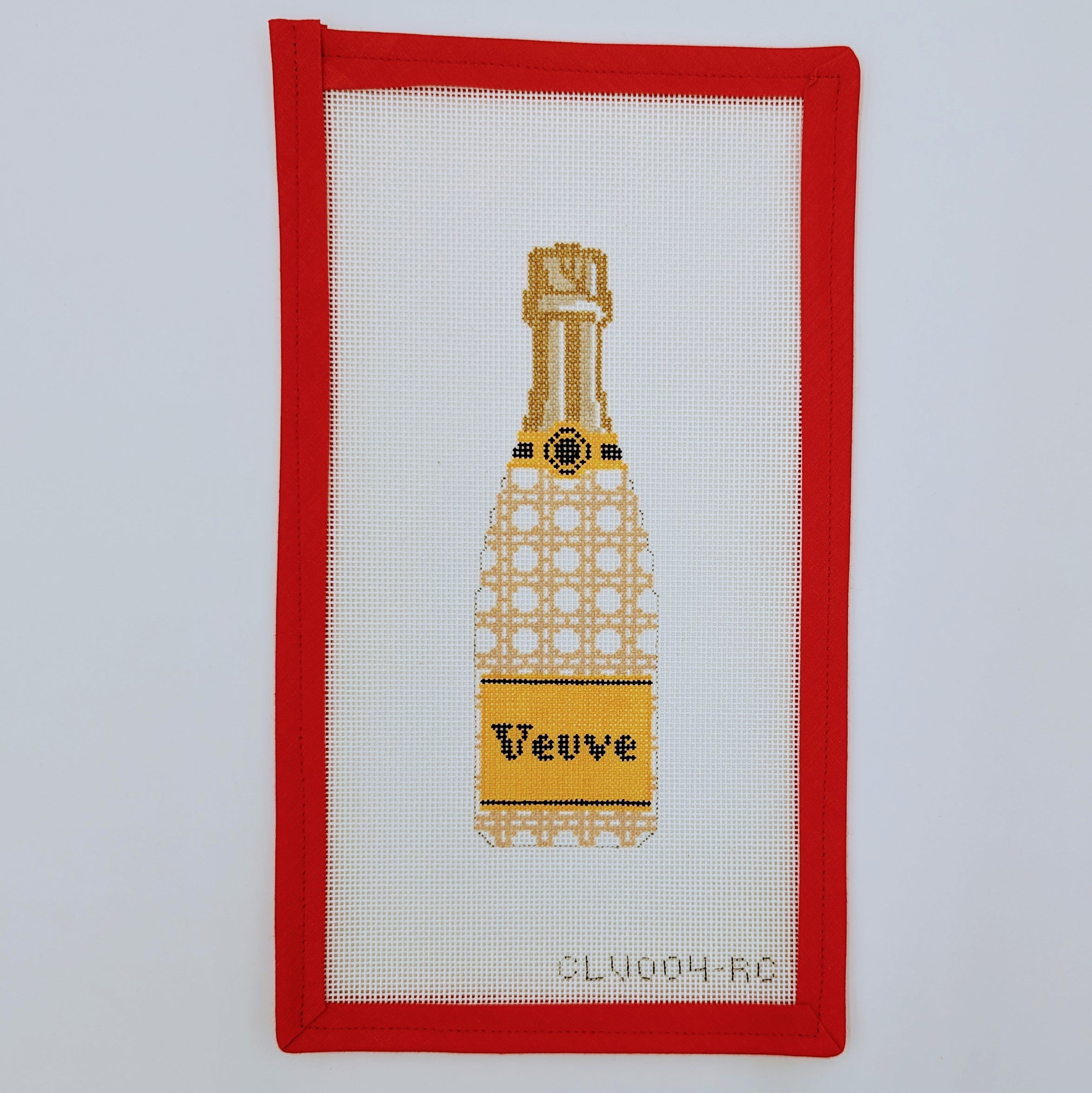 Veuve bottle Rattan Cane