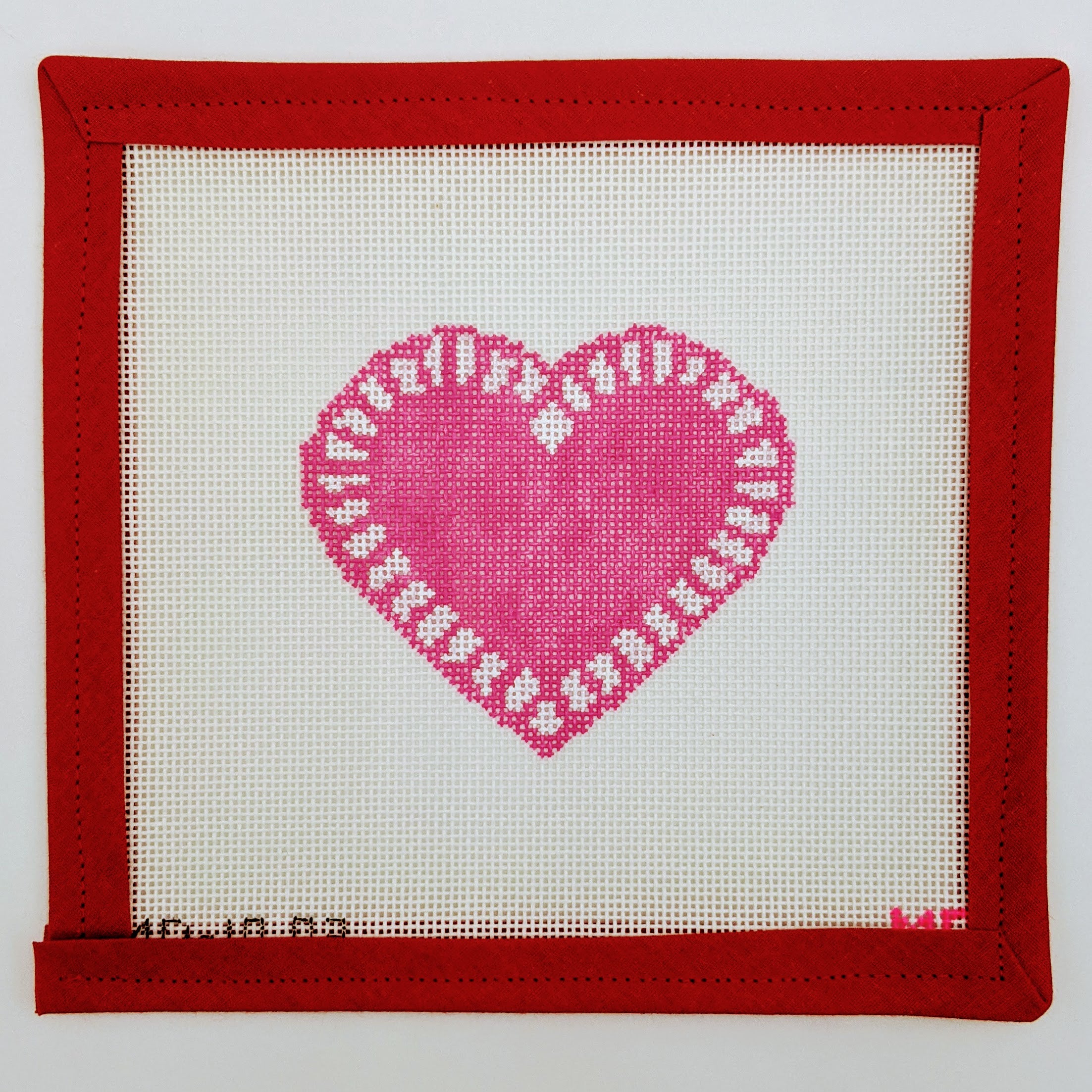 Love Doily (Dark Pink)