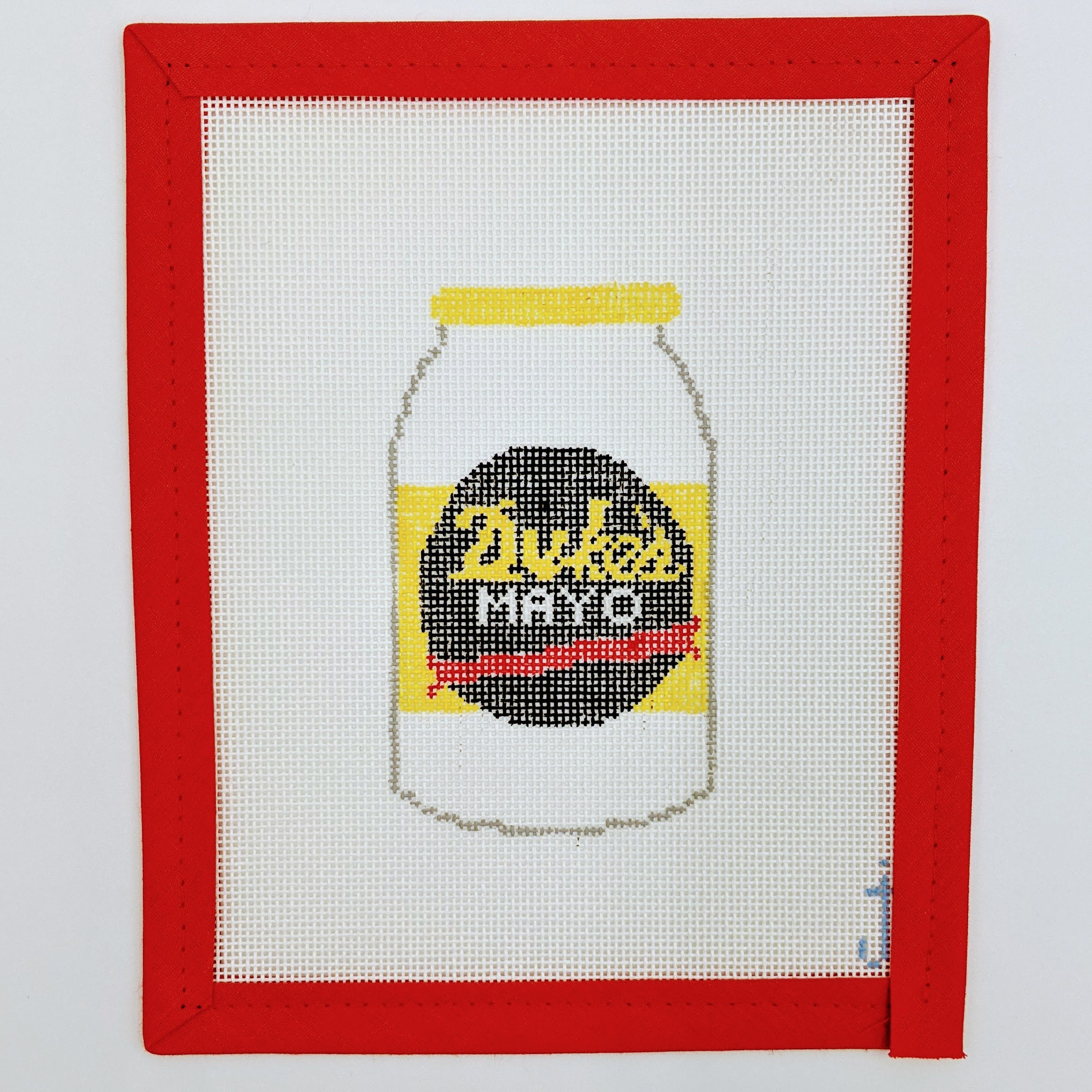 Duke's Mayo jar