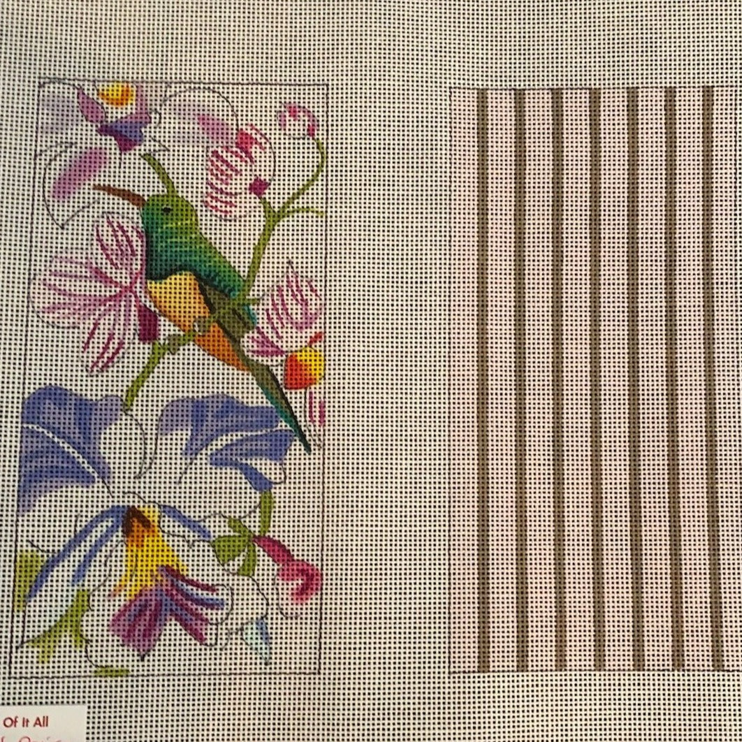 Bird with White Flower Eyeglass Case