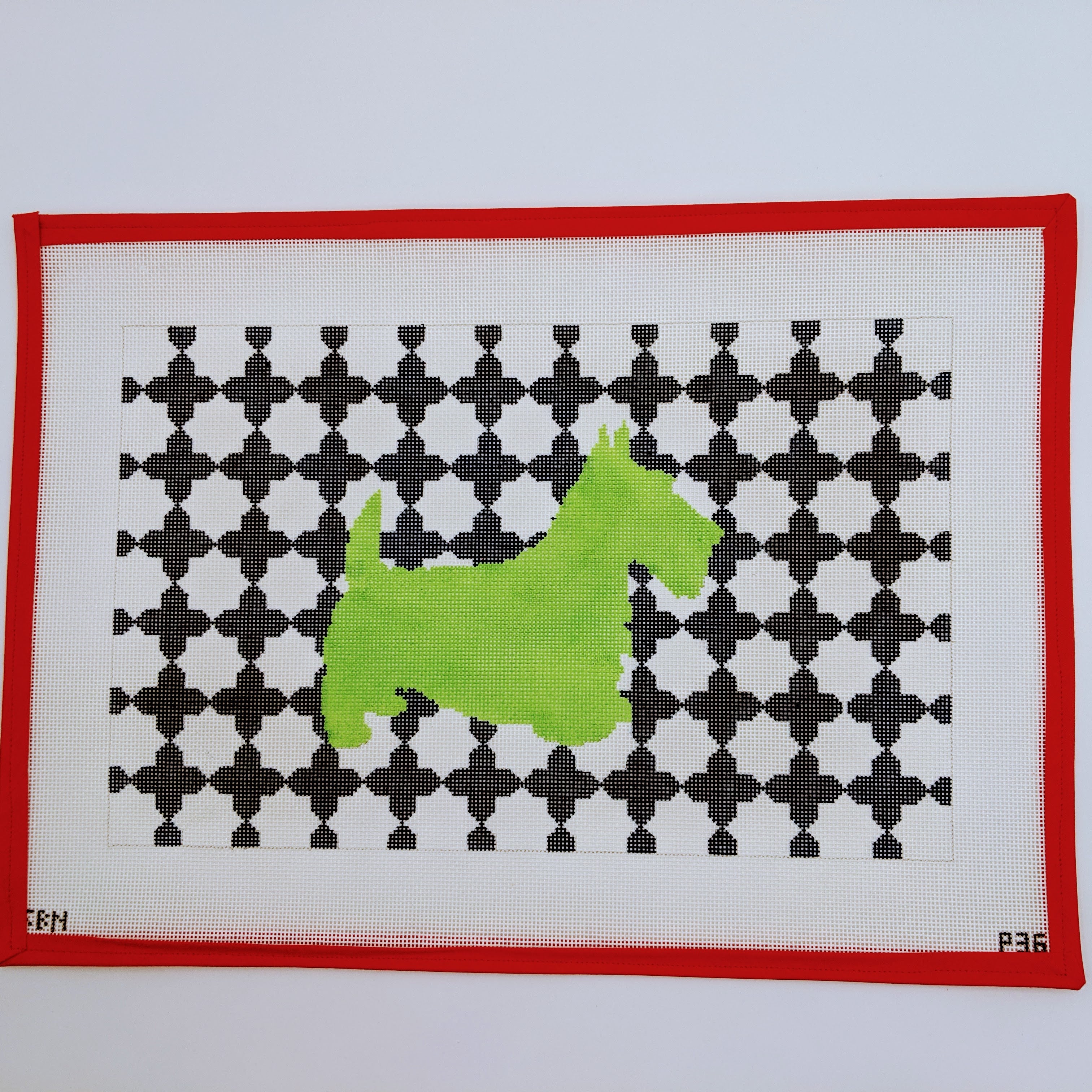 Mod Scottie Pillow