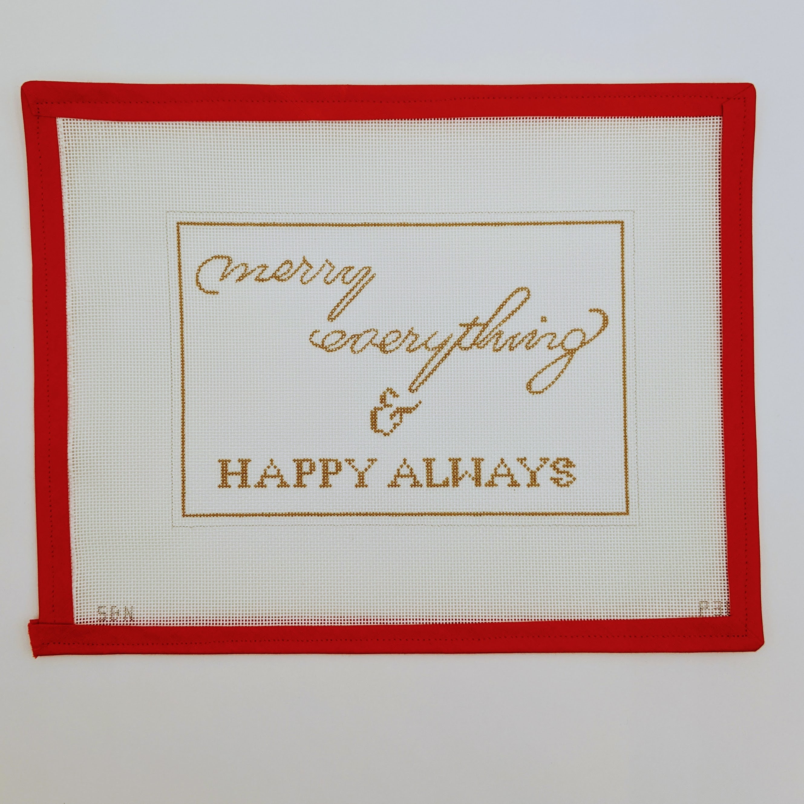 Merry Everything & Happy Always (18 mesh)