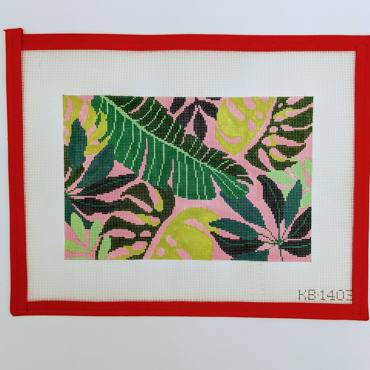 Tropical Leaves in Pink Clutch or Pillow