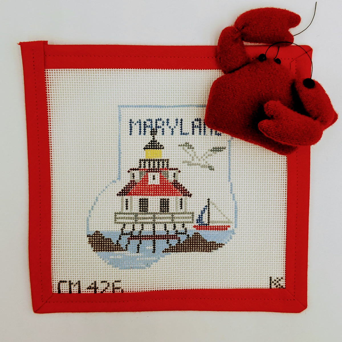 Maryland Lighthouse and Crab + stuffie