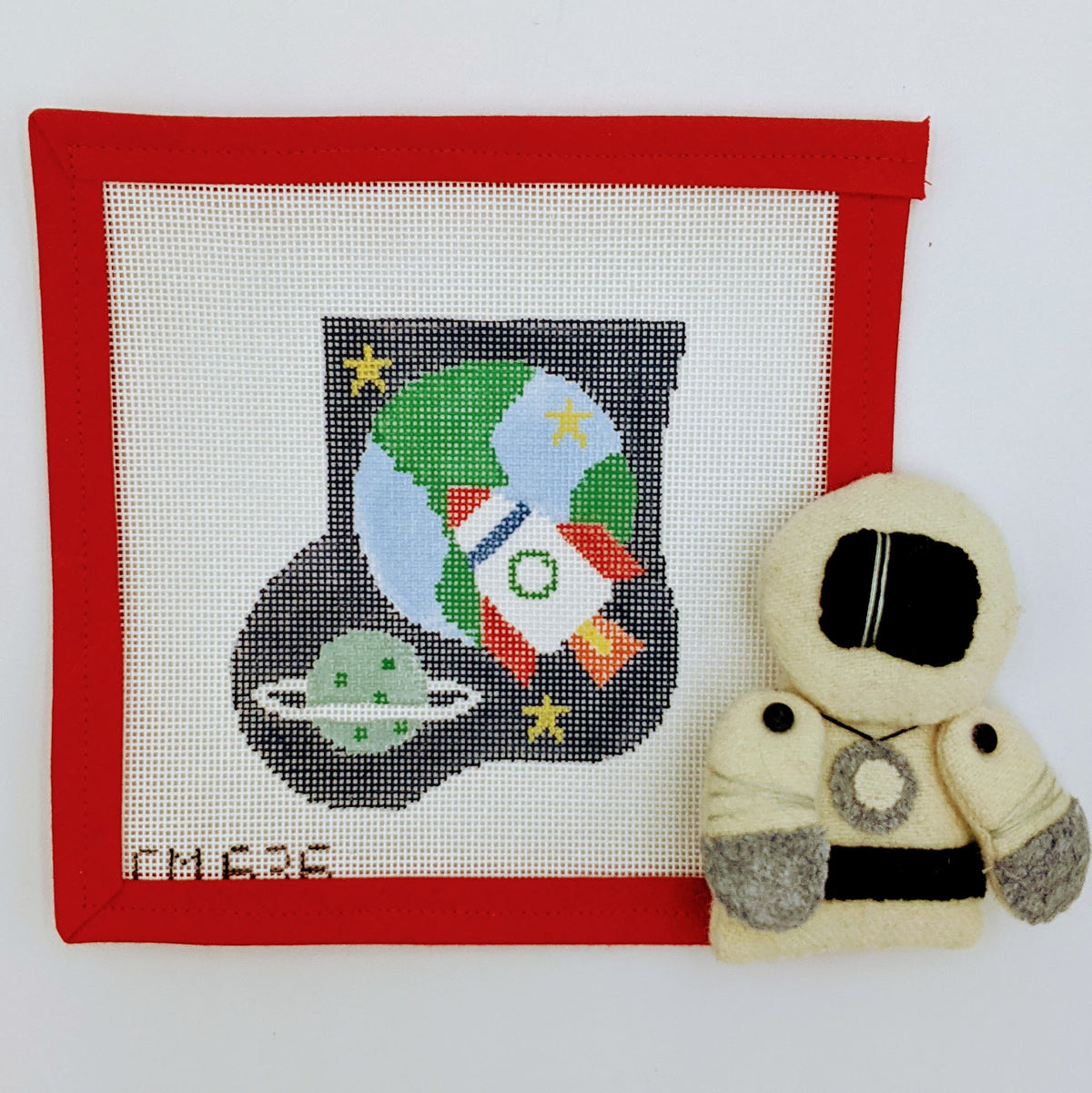 Planets, Space Ship and Astronaut + stuffie