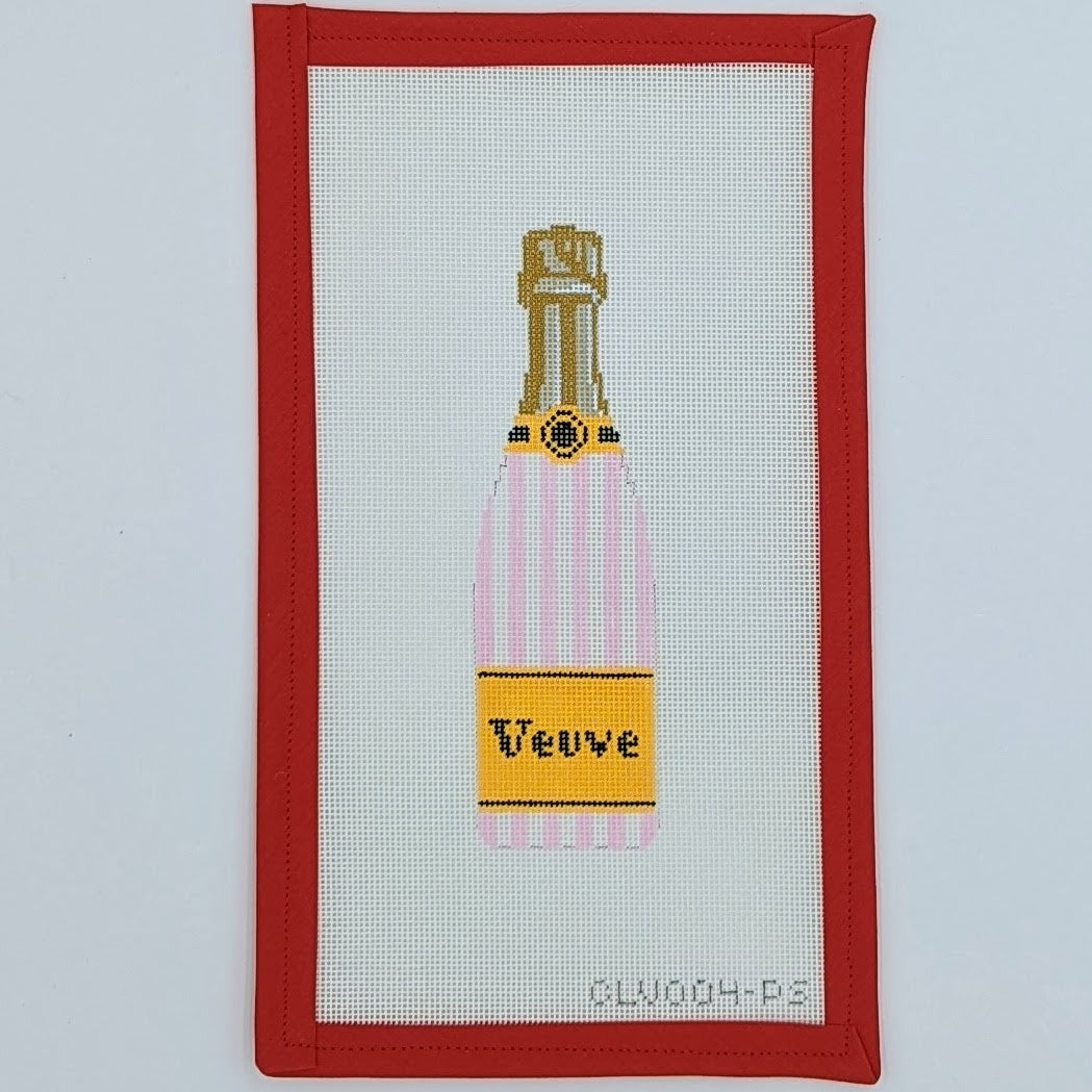 Veuve Bottle Pink Stripes