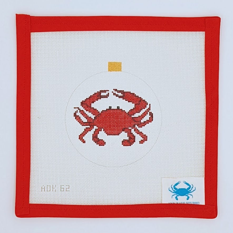 Red crab ornament