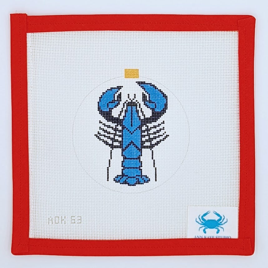 Blue lobster ornament