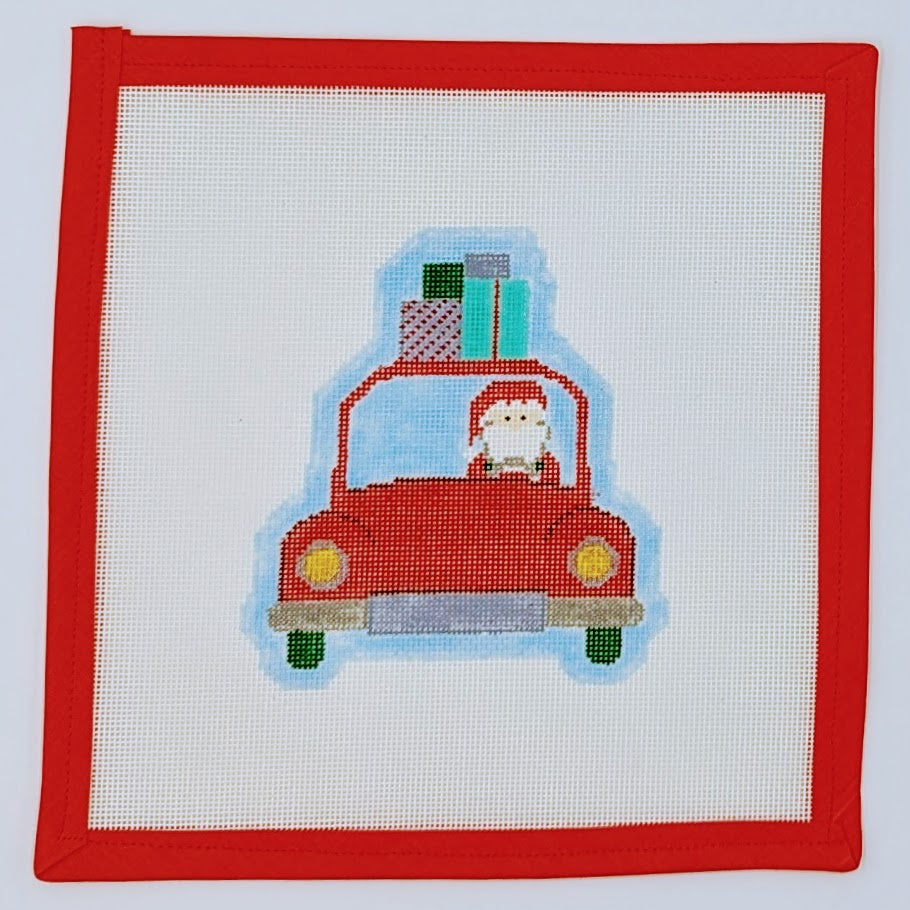 Santa in Car