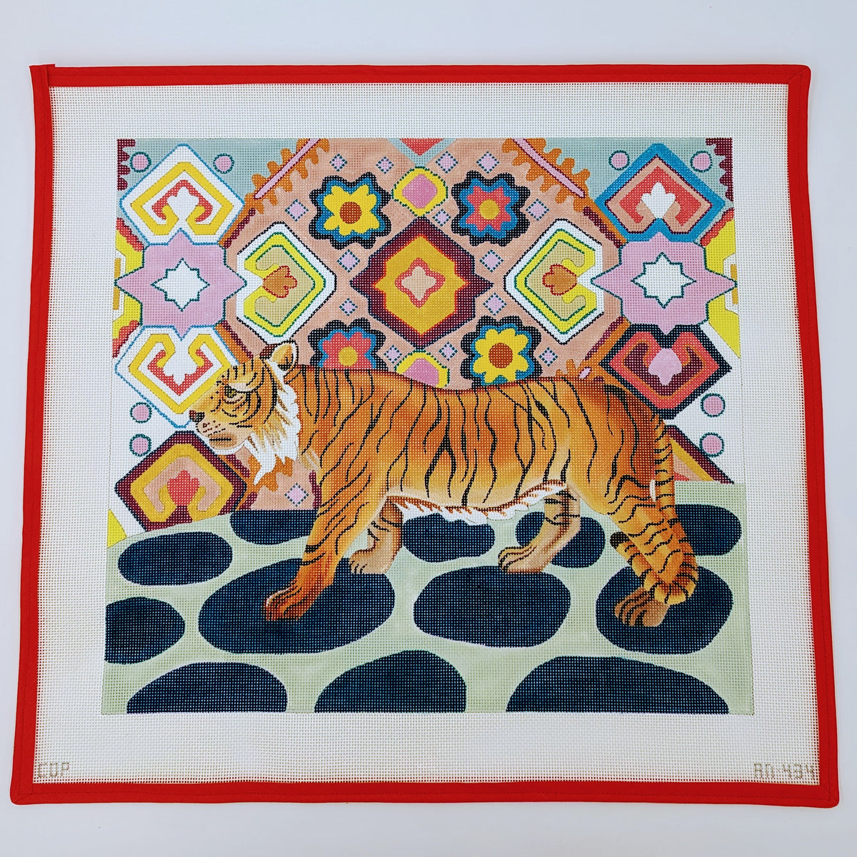 Tiger with Whimsy  Background