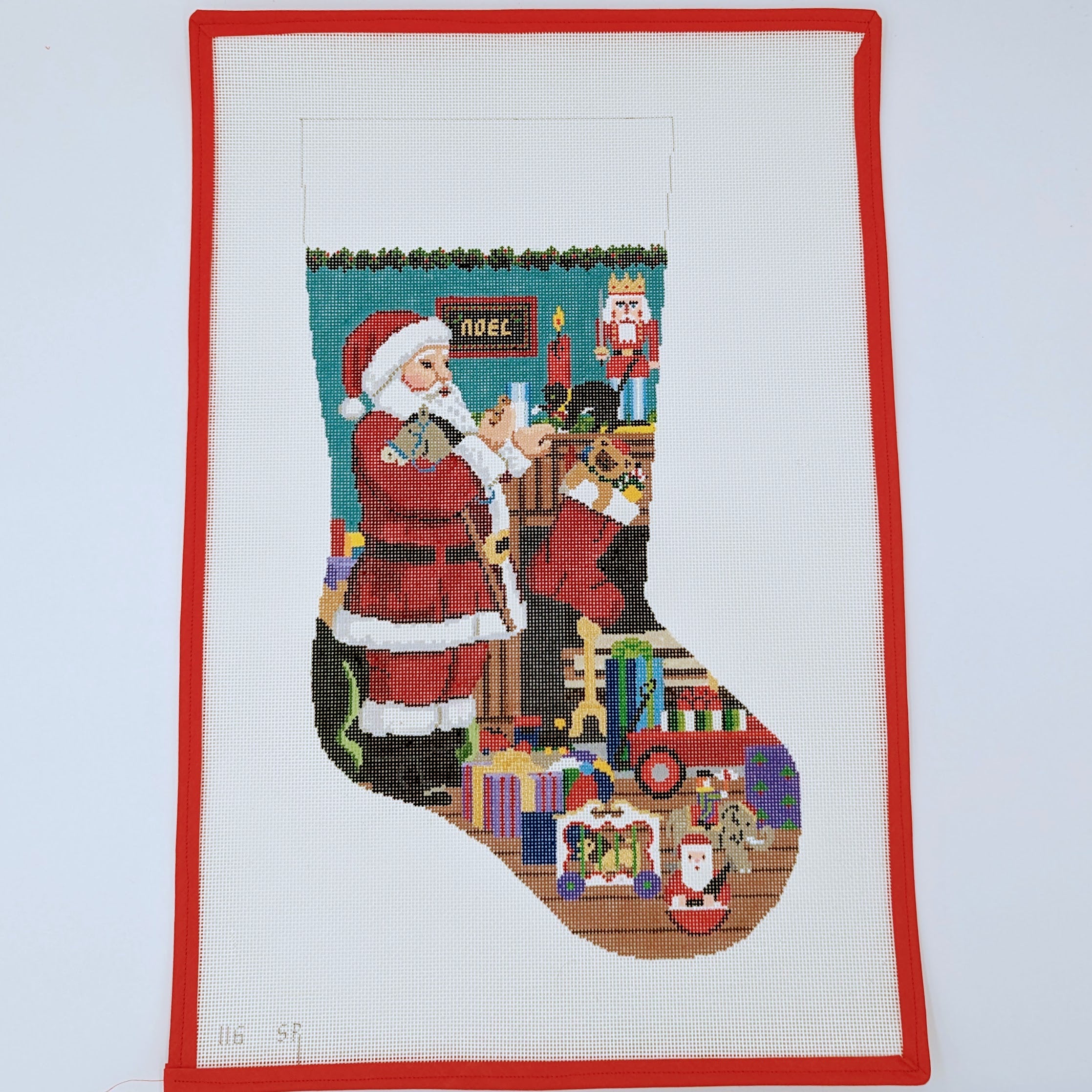 Santa's Milk & Cookies Stocking