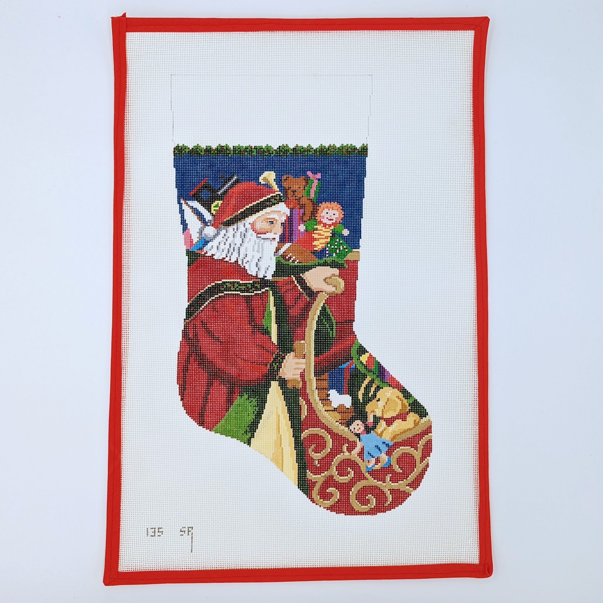 Santa & Sleigh Stocking