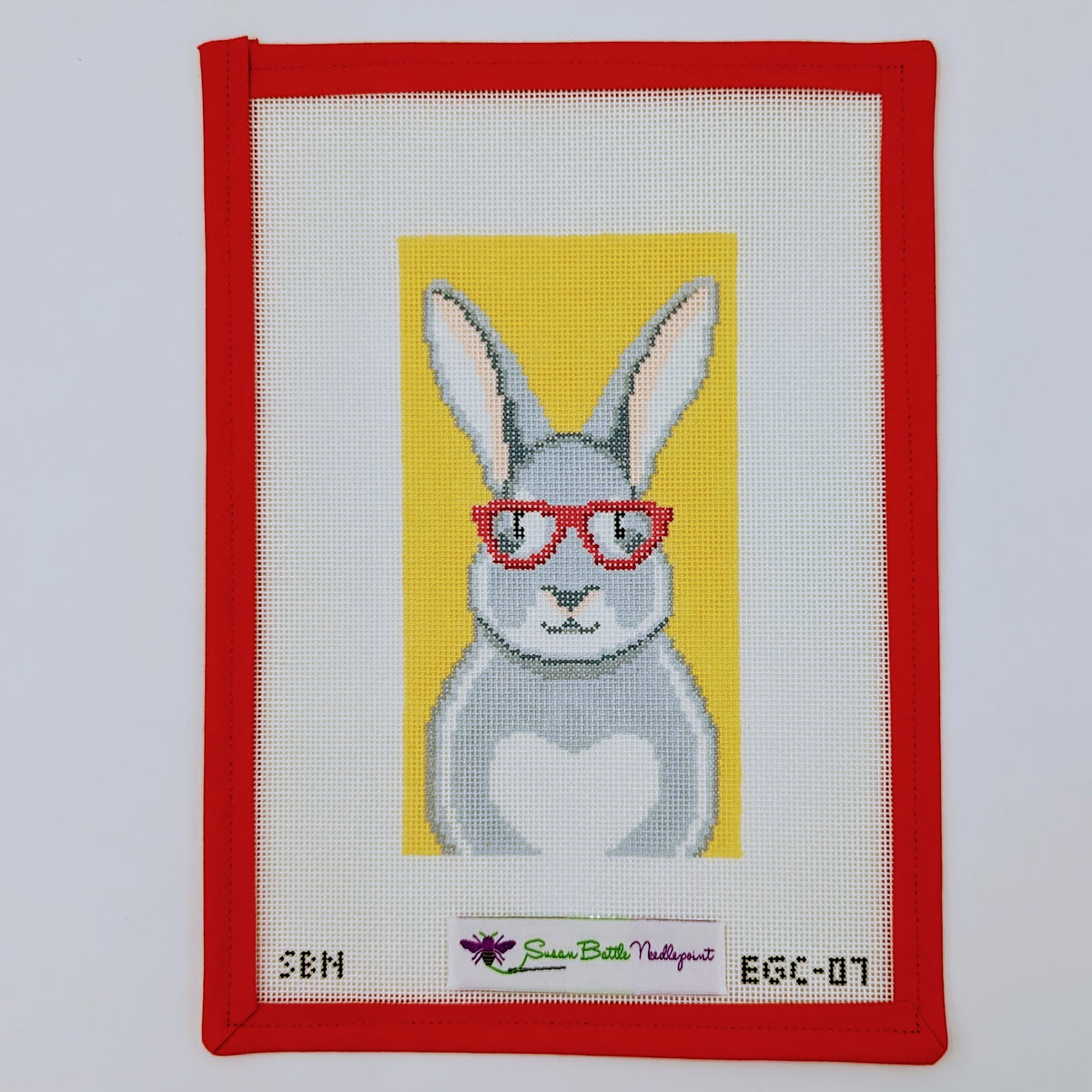 Bunny w. Glasses Eyeglass Case