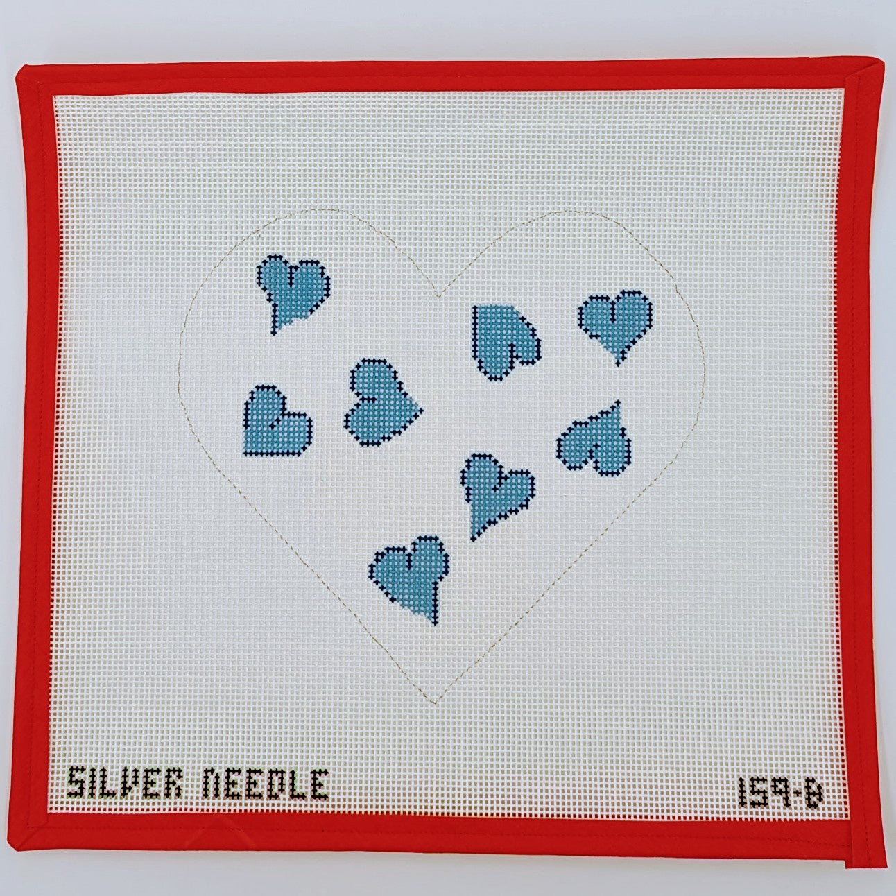 Heart Pillow (Blue)
