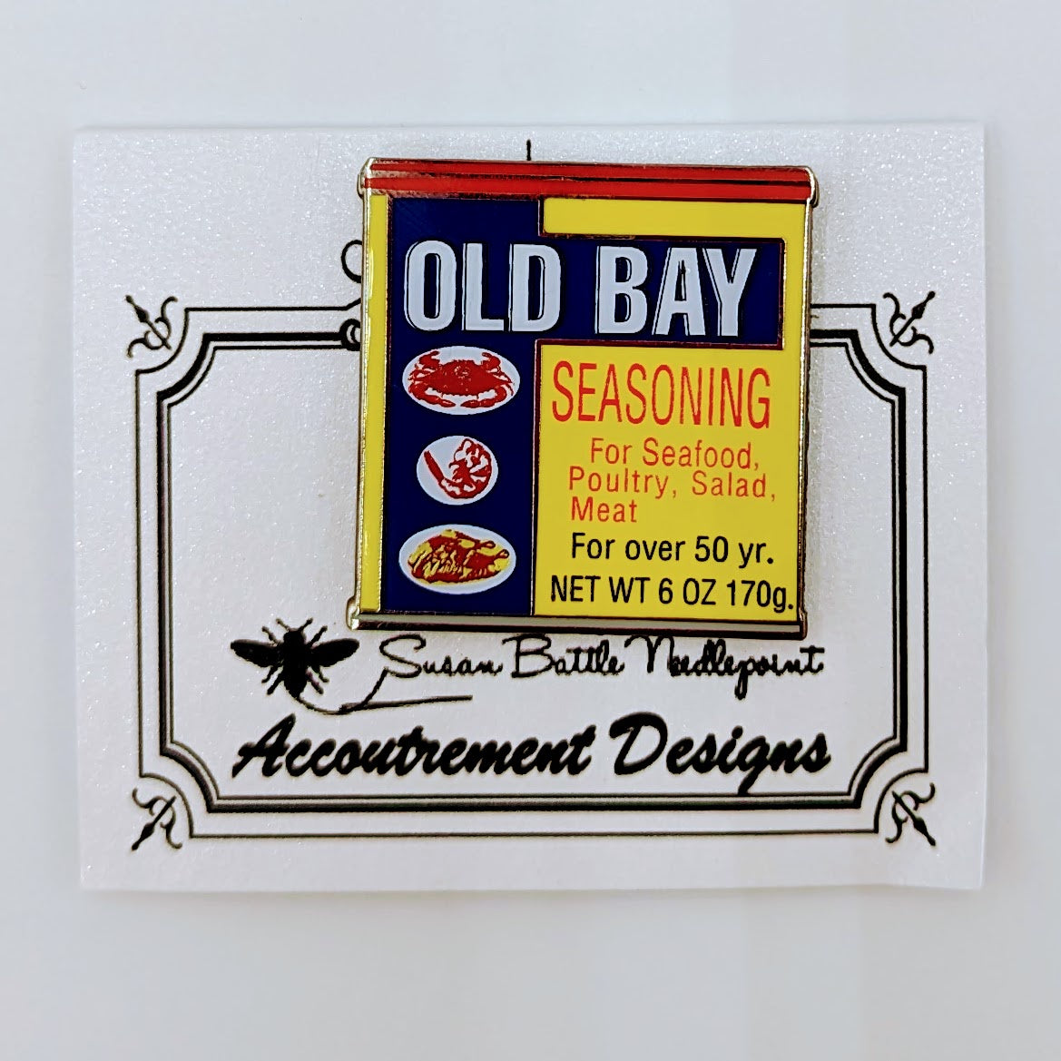 Old Bay Needle Minder Magnet